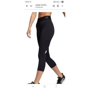 womens adidas tech fit 3/4 length GL0691           SZ M